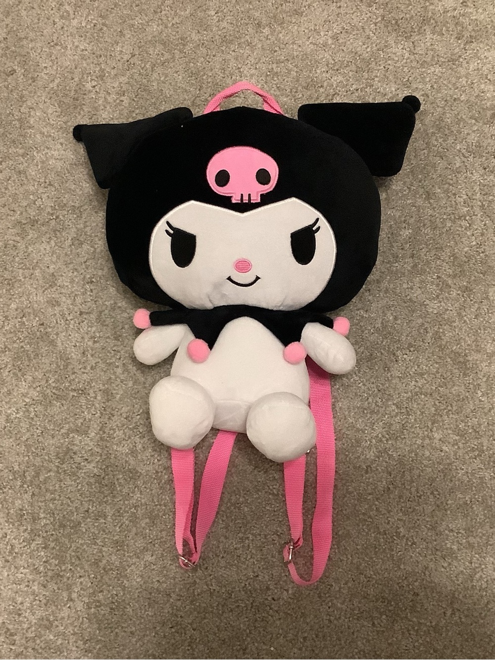 Sanrio Kuromi Plush Backpack APPROXIMATELY 19 inches
